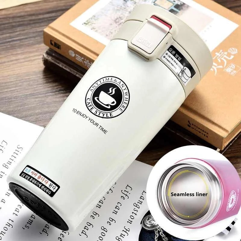 380/510ML Coffee Cup Stainless Steel Thermo Bottle Car Thermal Cup Outdoor Sports Vacuum Flask Keeps Cold and Heat Thermal Mug