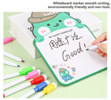 100/5Pcs Dry Erase Whiteboard Markers Set, Washable Pens with Magnetic Eraser for Office Whiteboards & Art Supplies