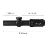 1-5X24 Tactical Optical Scope Red and Green Illuminated Reticle Hunting Scopes Compact Scope Sight
