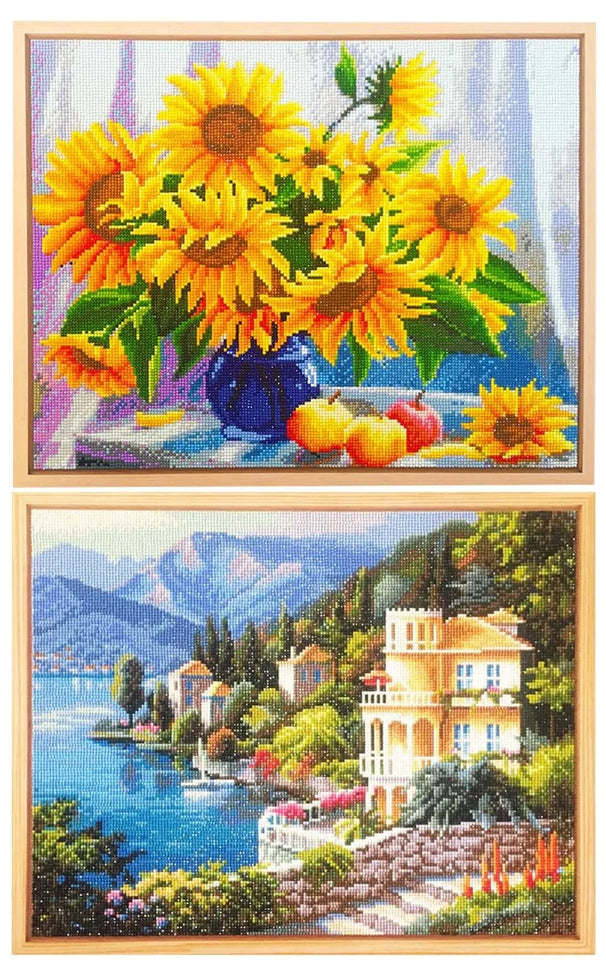 HUACAN Full Diamond Painting Tree New Arrivals 2024 Diamond Mosaic Landscape Rhinestone Pictures Craft Kit