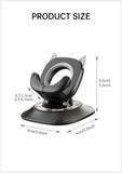 360 Degree Rotating Non-Slip Car Phone Holder Mat Dashboard Cell Phone Stand Compatible with All Smartphones