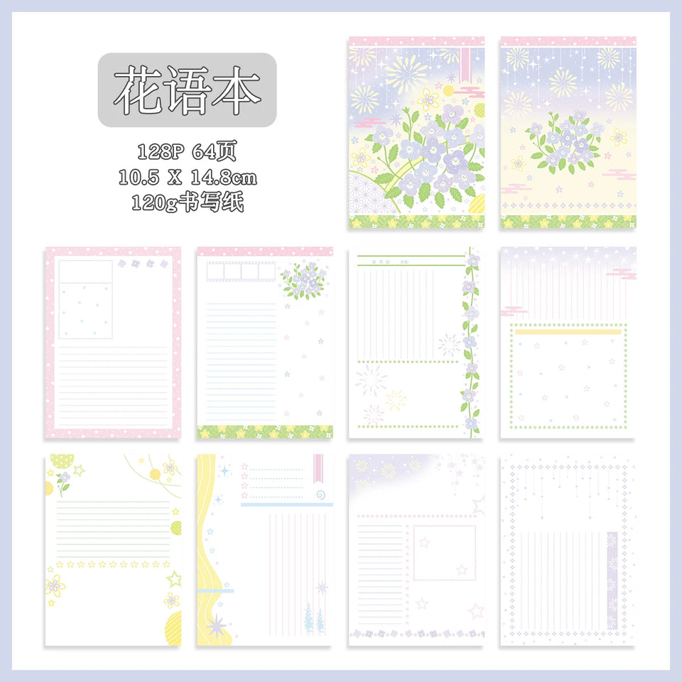 Cute A6 Notebook Kawaii Notepad Planner Notebook Journal Book Portable Ins Style Message Diary Original Design