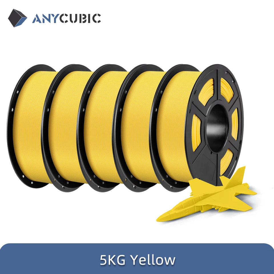 ANYCUBIC PLA 3D Filament For FDM 3D Printer 1.75mm Eco-friendly 3D Printing Material Failment For Kobra S1C 5KG EU US Warehouse