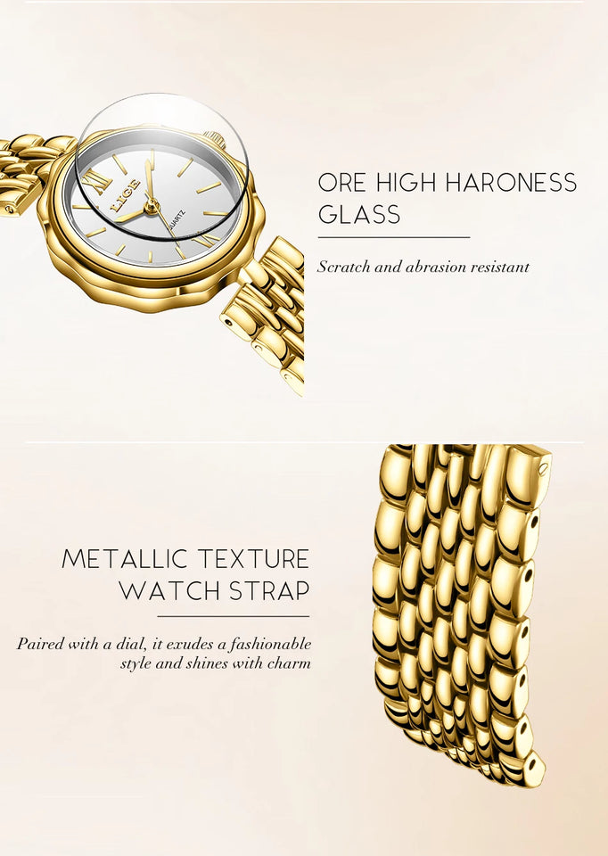 LIGE Elegant Creative Steel Quartz Women Watch Fashion Waterproof Watches For Women Original Brand Luxury Women's Bracelet Watch