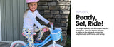 US warehouse Colorful Girls Bike with Basket & Training Wheels 12 14 16 18 Inch Kids Bike Foot Brake Child Children Bicycle