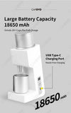 CAFOVO FR-005mini Electric Coffee Grinder 160RPM 304 Steel 38mm Conical Burrs Portable Outdoor Rechargeable Coffee Mill