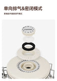 watchget 1.2/1.5/1.8L Airtight Canister Coffee Bean Storage One Way Releasing Valve Container with Date Tracker and Scoop