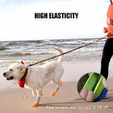 4Pcs Outdoor Pet Dog Boots Dog Shoes Paw Protector Comfortable Waterproof Shoes Anti-slip Boots For Small Medium Large Dogs Cats