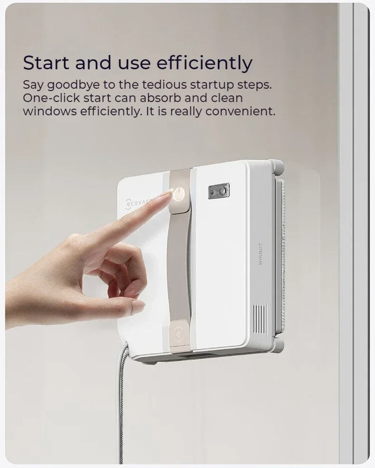 New Original ECOVACS Window Cleaning Machine WINBOT AIR MINI Window Cleaning Robot 8000Pa Glass Vacuum Cleaner