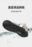 Summer New Handmade  Sandals Leisure Beach Shoes For womens  Outdoor Wading Shoes Man Breathable Casual Anti-collision Toe Flats