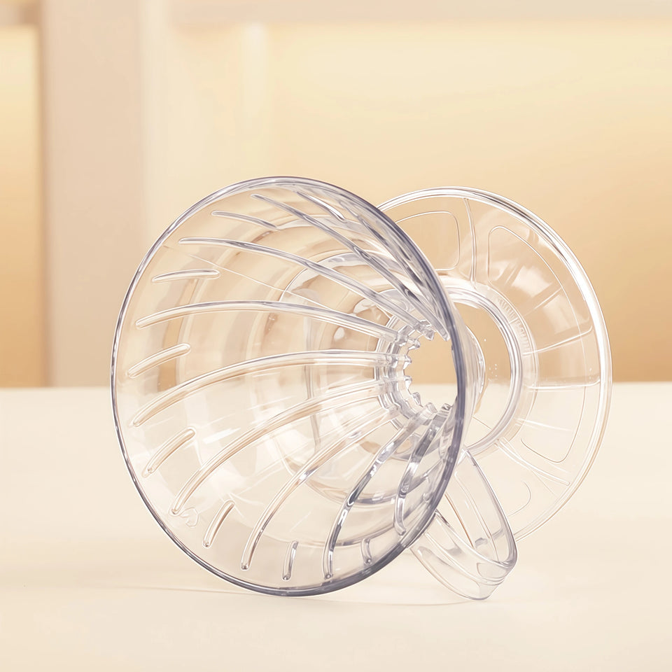 Transparent hand brewed coffee filter cup, home drip coffee filter, coffee enthusiast brewing equipment