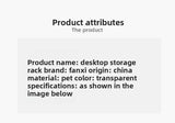 Desk Letter Tray Set, A4 Size Clear PET Stackable Document Organizer Office Desktop File Paper Holder Book Storage Rack.