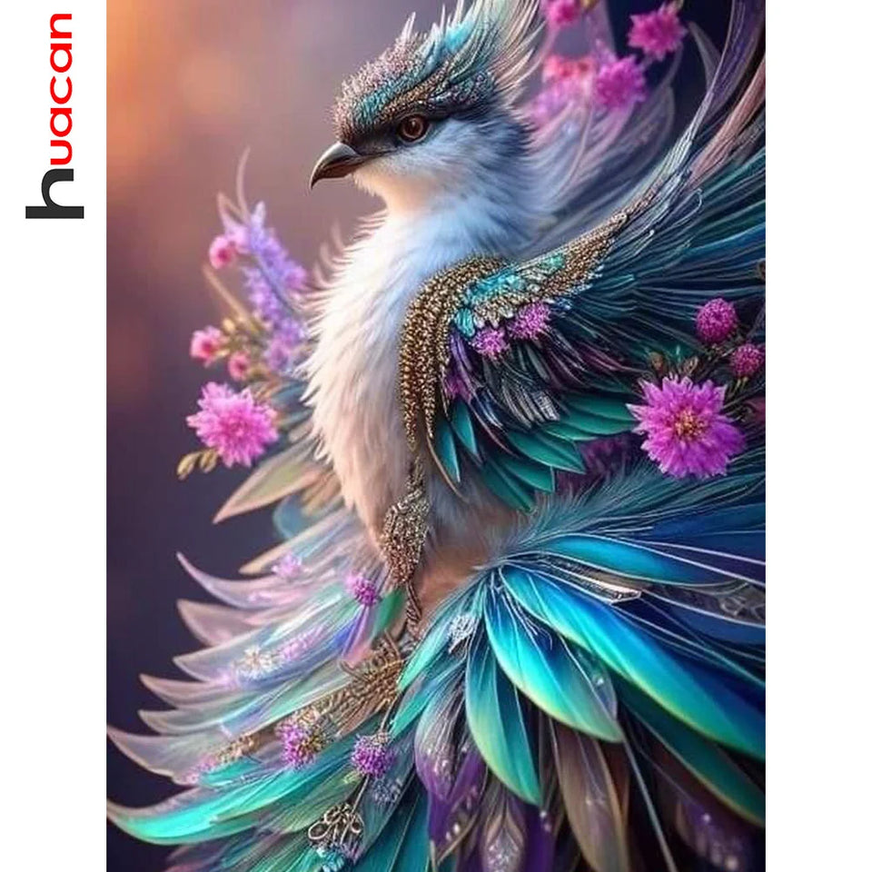 Huacan New Arrivals Diamond Painting Bird Art Hobby Picture Of Rhinestones Full Drill Mosaic Animal Home Decor Kit