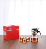 Tea cups, tea separation filters, tea brewers, household glass tea sets, cup sets, elegant cups, teapots