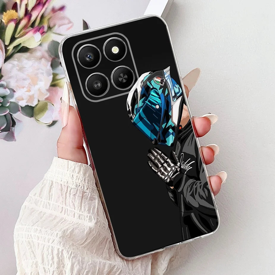 For Honor 400 Smart 5G Case LGN-NX1 Cute Cartoon Painted Cover Soft Slim Phone Case For Honor X7d HonorX7d Honor400 Smart Fundas