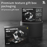 1029PCS Robotic Arm Building Blocks Set Remote Mechanical Arm Model Bricks Desktop Decoration Diy Toys For Boys Holiday Gifts