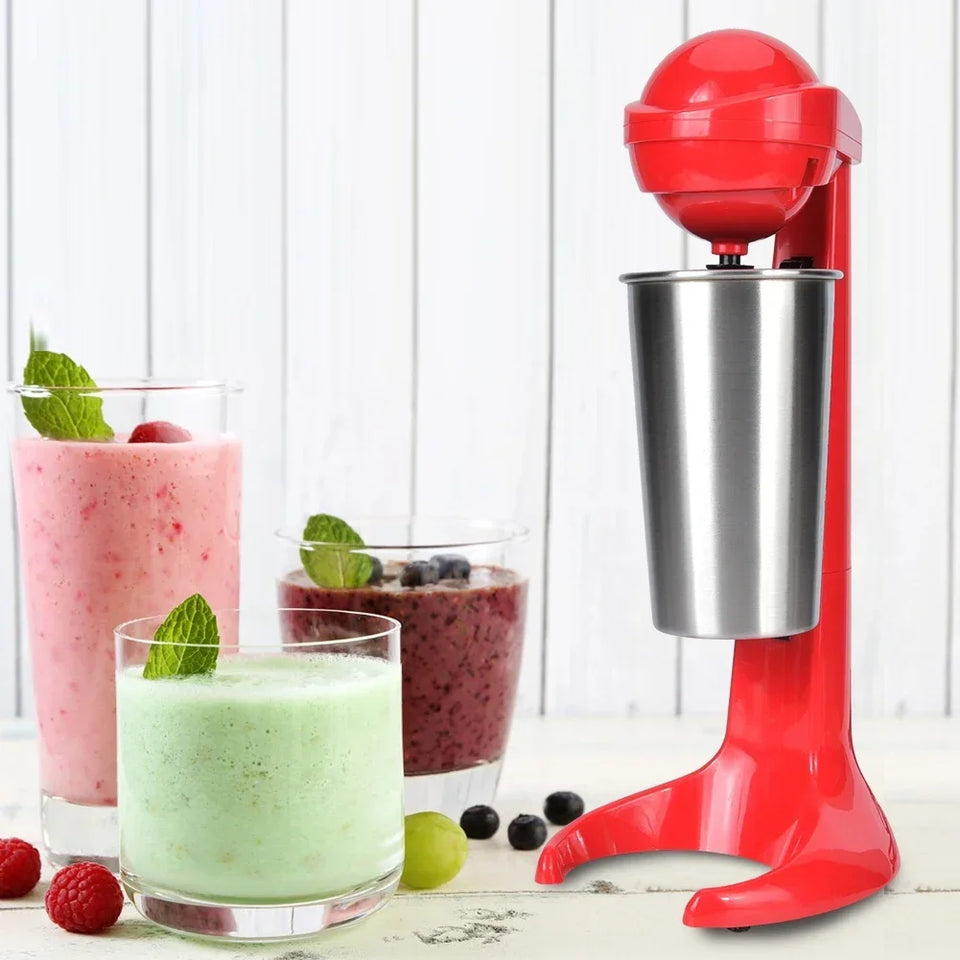 Double Head Electric Milkshake Machine Maker Coffee Drink Mixer Milk Blender for Home Bar Electric Blender Milkshake Machine