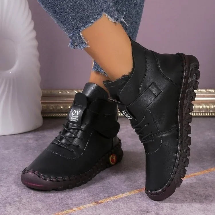 Sneakers Women Shoes Loafers Lace Up Leather Flat New Spring 2023 Casual comfortable Mom Shoe Mujer Zapatos Chaussure Femme