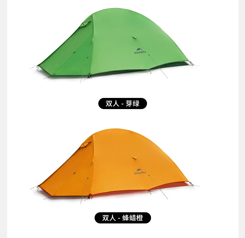 Naturehike 2025 New CloudUP Base Tent Outdoor Single and Double Hiking Lightweight Equipment Overnight Tent