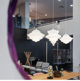 La Scala pendant lamp Modern Simple revolving glass light fixture Bar Dining Room Lamp Art Lighting Coffee bedroom bedside light