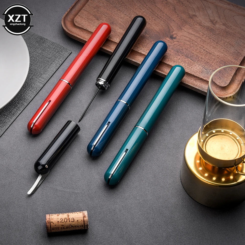 Air Pressure Needle Corkscrew Pen Shaped Air Pump Wine Corkscrew Portable Corkscrew Tools