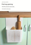 Kitchen Cabinet Door Interior Storage organizer and Box, Hanging Hook Behind the Door, Kitchen Cabinet Door Basket Shelf Baskets