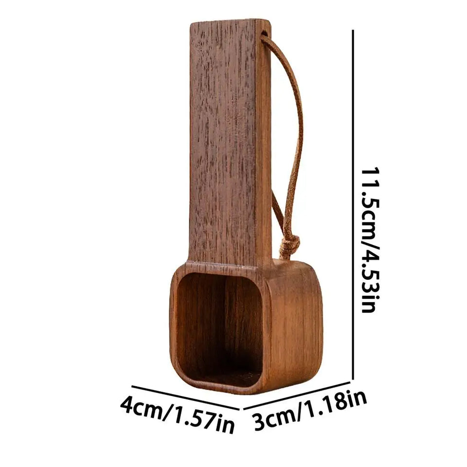 Coffee Spoons Coffee Measuring Scoop for Ground Beans Tea Sugar Delicate Wooden Handle Home Barista Accessories