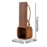 Coffee Spoons Coffee Measuring Scoop for Ground Beans Tea Sugar Delicate Wooden Handle Home Barista Accessories