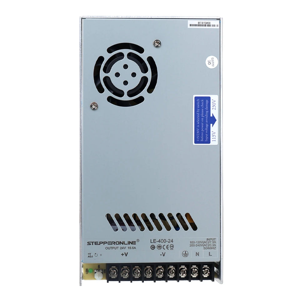 STEPPERONLINE DC Switching Power Supply 24V 36V 48V 400W 115/230V AC TO DC Power Supply Transformer