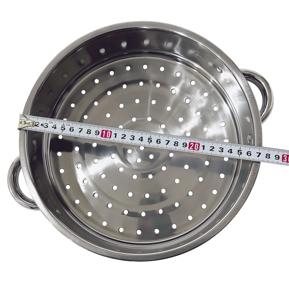 5 Tier 26 / 28 / 30cm Steam Cooker Steamer Pan Cook Food Veg Pot Stainless Steel