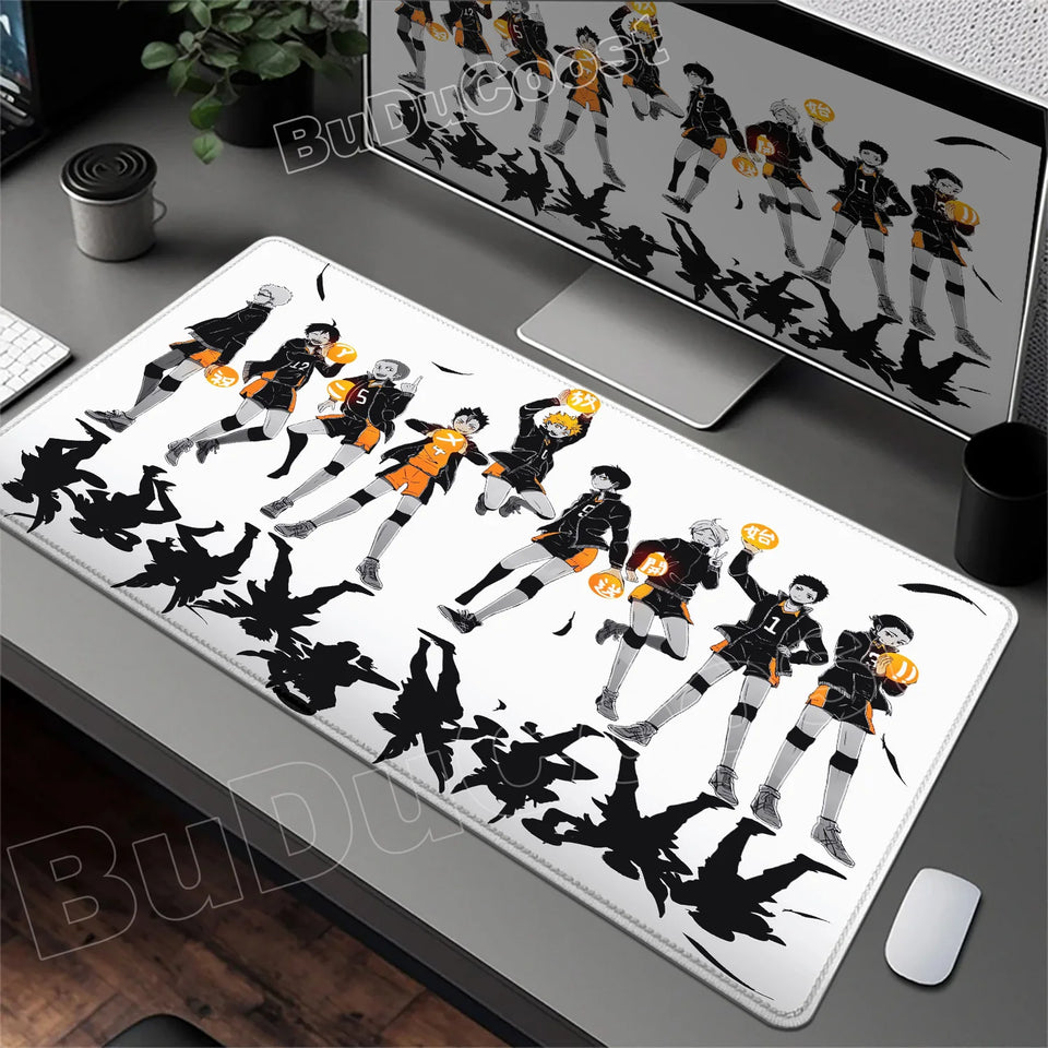 2026 New Arrival Cool Mouse Mat Anime Haikyuu Mause Pad Anime Gaming Large Cabinet Kawaii Mousepad Xxl Desk Cute Pc Carpet Mats