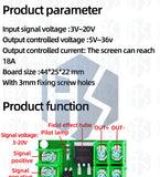 Electronic Control Board - Triggered Switch Module Featuring DC - Controlled MOSFET Optocoupler