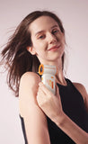 2025 New High Speed Turbo Small Air Cannon Electric Fan Portable Digital Display Handheld Fan USB Charging Fan Outdoor Mini Fan