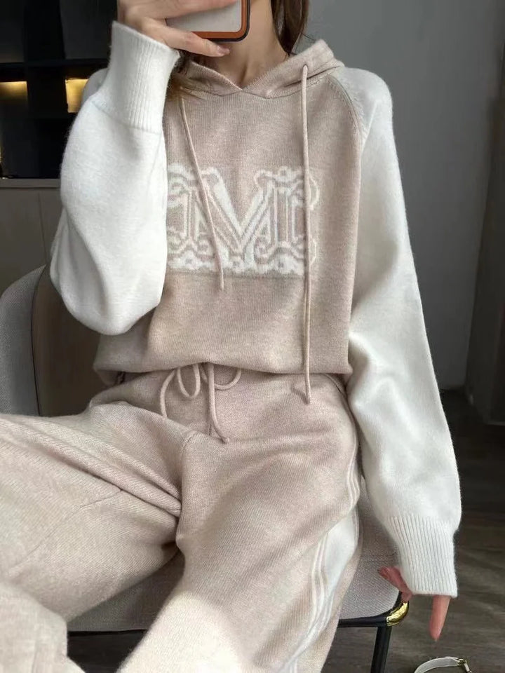 Camel Hoodies Women M Letter Hooded Sweatshirt women Warm  Cashmere Hoodie Woman Womens Knitted Hoodie Sweatshirt