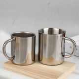 Travel Tumbler Jug Children's Milk Tea Cups Office Water Mug Double Wall 304 Stainless Steel Coffee Mug Without Lid Portable Cup