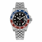 Watchdives WD16760 V2 GMT Watch NH34 Automatic Movement Sapphire Luminous Watches Stainless Steel 300m Waterproof Wristwatch