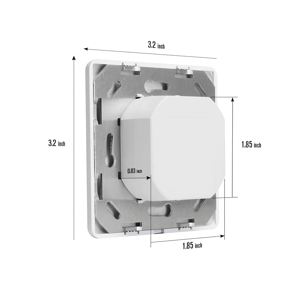 RAYZEEK PIR Motion Sensor Light Switch indoor,110V-265V, Occupancy Sensor,Vacancy Sensor,Manual On-Off 3 IN 1,Wall mounting