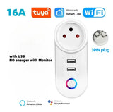 16A Israel Smart Plug WIFI Socket Bluetooth USB ISR IL Outlet-Voice Timer Remote-Tuya/Alexa/IFTTT/ Life Home Automatio