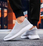 XIHAHA Large Size Men's Shoes Couple Comfortable Woman Shoes Breathable Shoe Male Sports Walking Man Sneaker Flat Ladies Shoes