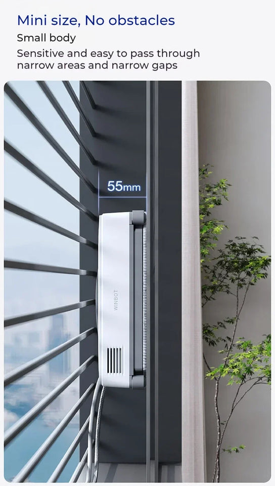 New Original ECOVACS Window Cleaning Machine WINBOT AIR MINI Window Cleaning Robot 8000Pa Glass Vacuum Cleaner