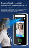 AI-Powered Biometric Fingerprint and Face Recognition 4.3in Turnstile Card Reader for Time Attendance and Access Control