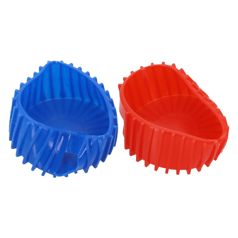 2pcs 70mm Manifold Gauge Protective Boot Covers For Gauges Red Blue Electrical Appliances And Testing Equipment Accessories