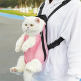 Pet Backpack Portable Portable Cat Double Shoulder bag Outdoor Travel Dog Carrier Bag Pet Dog Front Bag Mesh Backpack