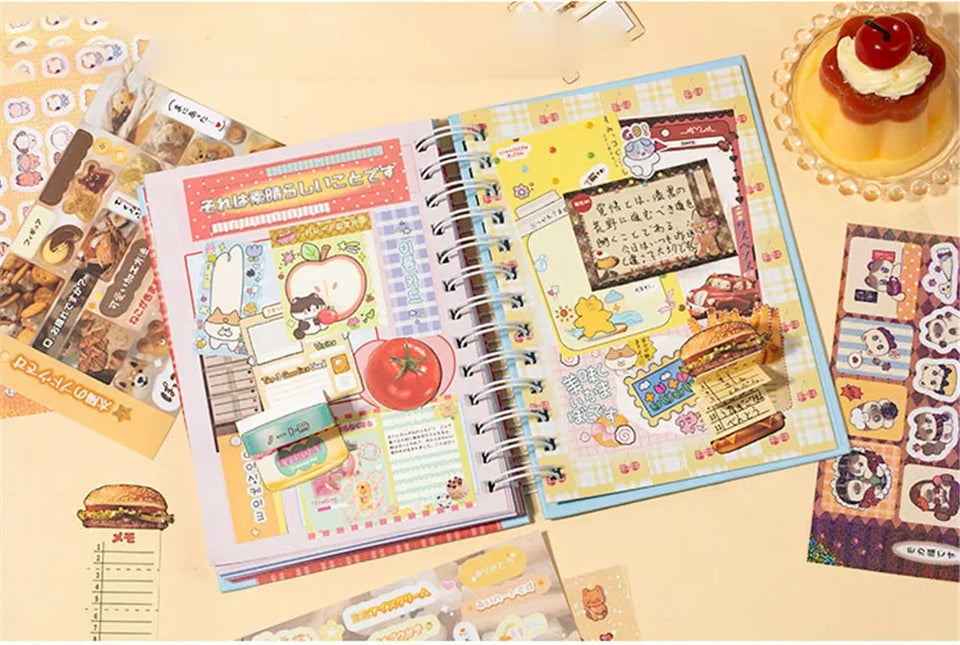 New 1Style 72Pcs/bag Good Mood Maker Cut Film Sticker Book Handbook Scrapbook Phone Case Photo Frame Calendar DIY