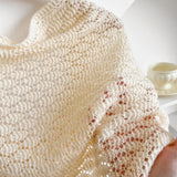 Korean Hollow Out Knitted Shawl Summer Air Conditioning Fake Collar Neck Guard Knit Thin Knotted Cape Shoulder Scarf For Women