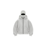 2025 Men Balaclava Y2K Gothic Harajuku Winter New Item Double Hooded Sweatshirt Autumn Men's Hooded Mask Zipper Sportswear Women