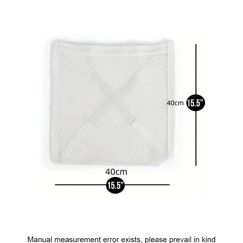 1PC Sneaker Dryer Bag, Dryer Door Shoe Net with Elastic Straps, Sneaker Laundry Bag for Shoes,40X40cm