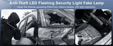 1pcs Car Fake Security Light Solar Powered Simulated Dummy Alarm Wireless Warning Anti-Theft Caution Lamp LED Flash Imitation