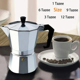 600ML Aluminum Mocha Coffee Pot Espresso Coffee Maker Percolator Tool Home Hand-brewed Octagonal Moka Pot Kitchen Utensils