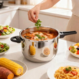 Stainless steel pressure cooker,commercial and household use, multiple specifications,suitable for electric stove and gas stove.